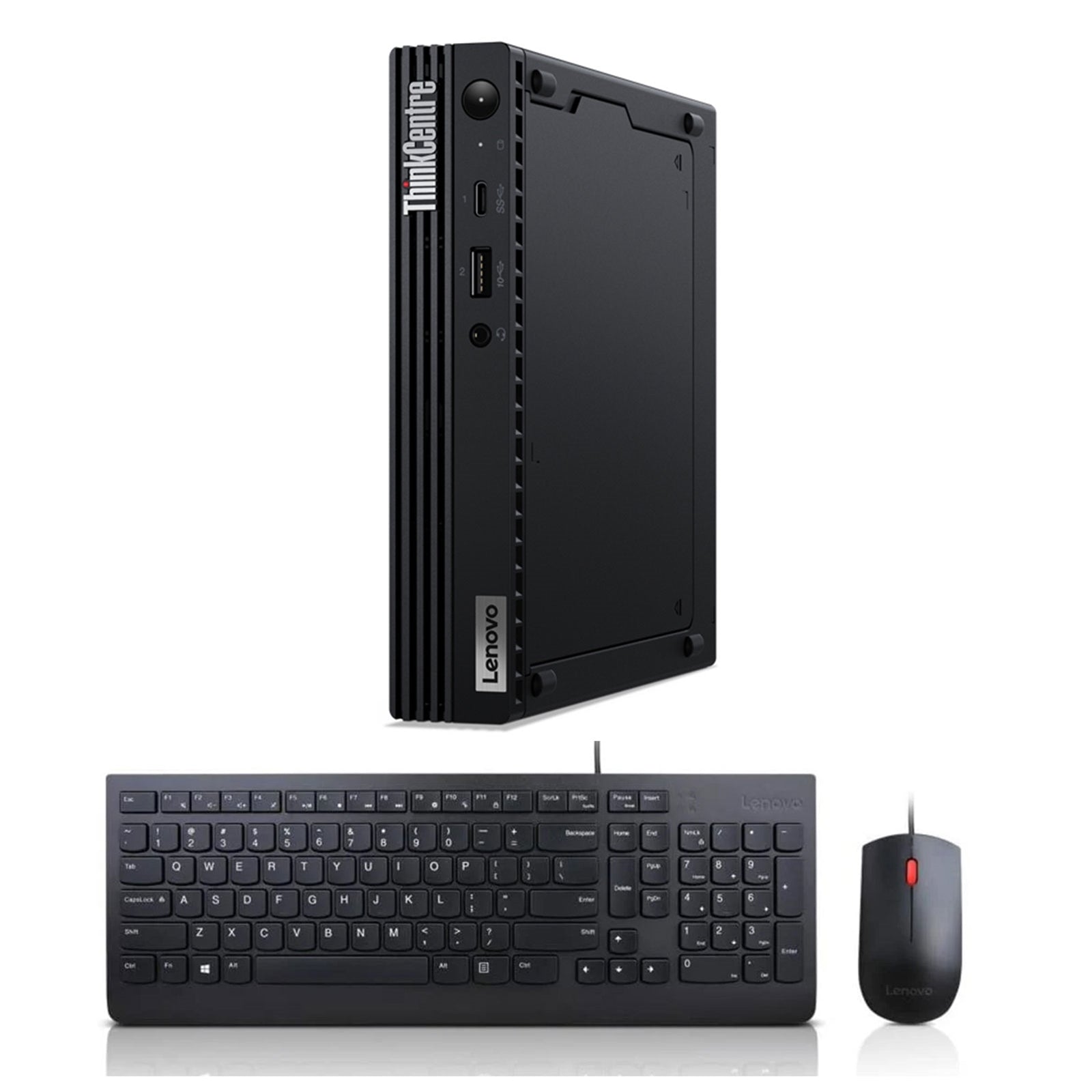 Lenovo ThinkCentre M60e i5-1035G1 mini PC Intel® Core™ i5 8 GB DDR4-SDRAM 256 GB SSD Windows 11 Pro Black-PCR Business Solutions Ltd